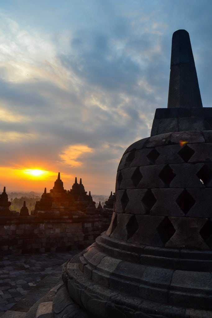 Sunrise at Borobudur Java Indonesia