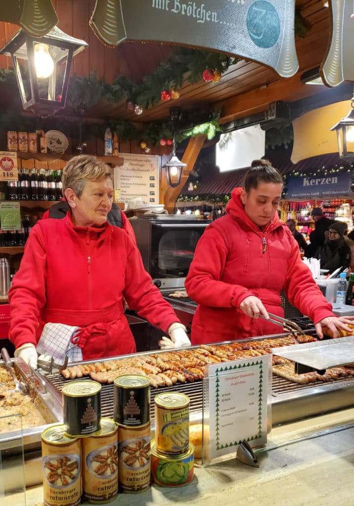 Nuremberg Christmas Market bratwurst
