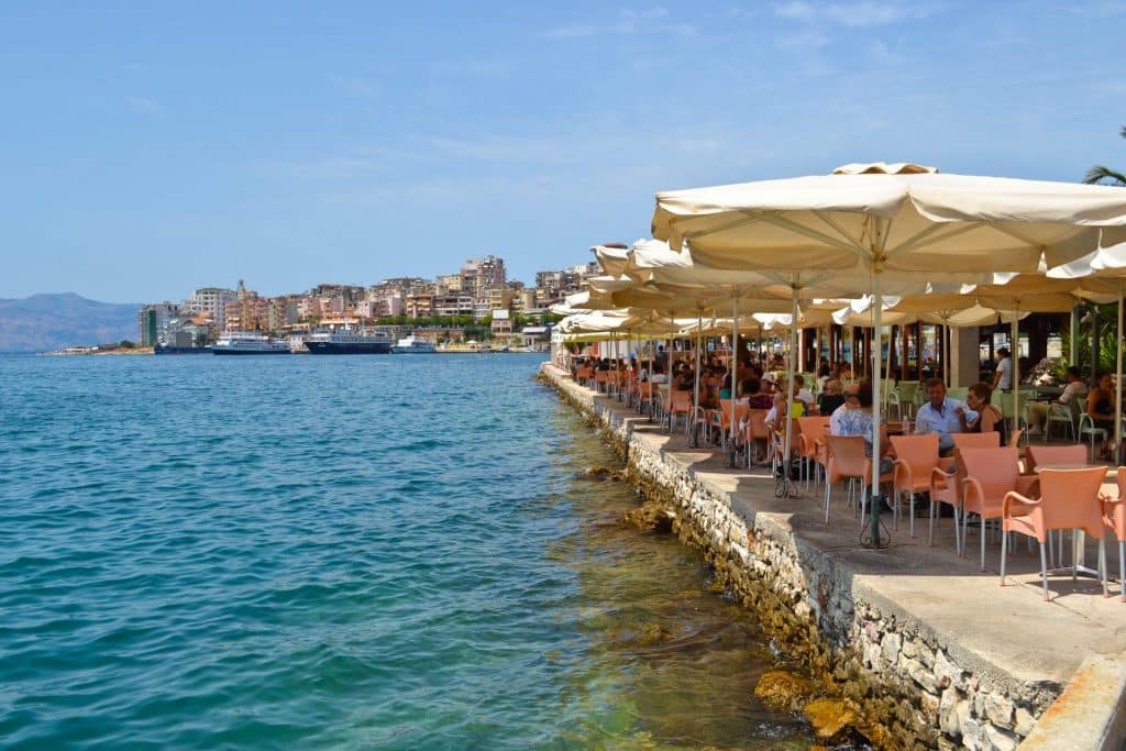 Albanian Riviera Saranda Corfu ferry