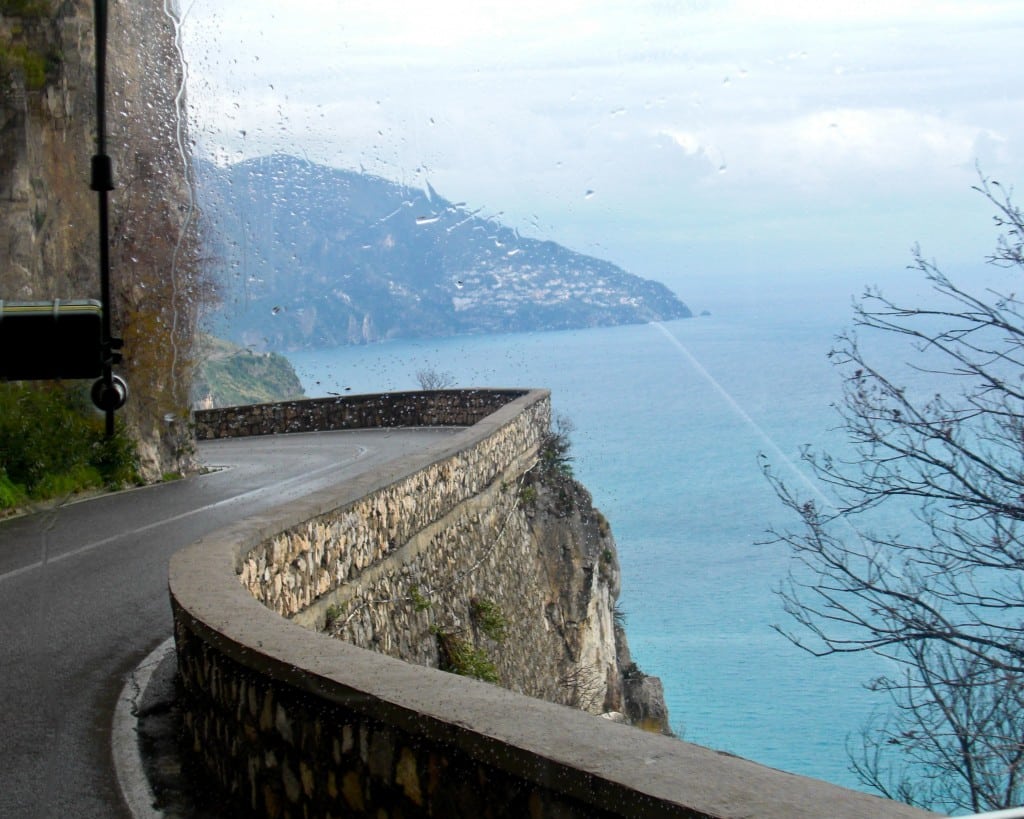 Winding roads Amalfi Coast Italy