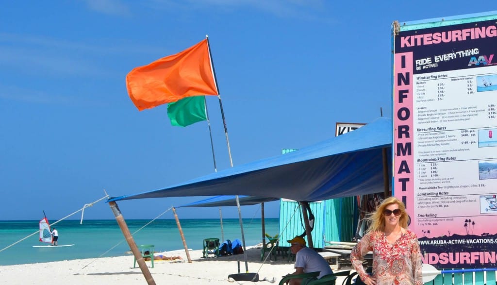 windsurfing Malmok Beach Aruba