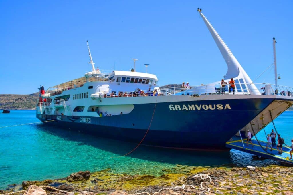 Balos Gramvousa Ferry Crete Greece