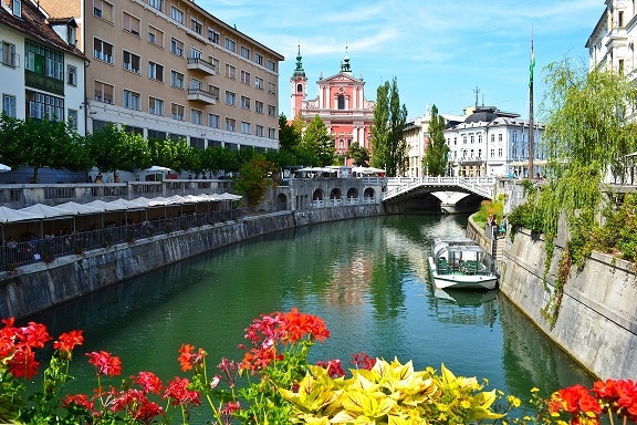 Ljubljanica River Ljubljana Slovenia