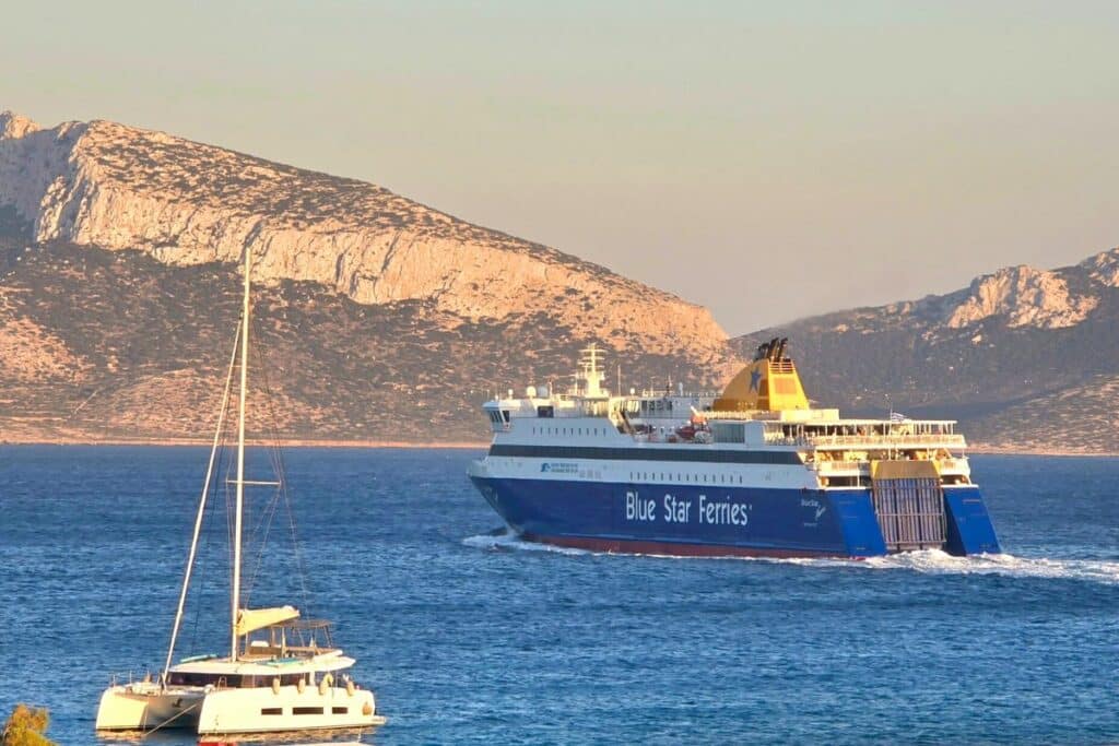 Blue Star Ferry Koufonisia Greece