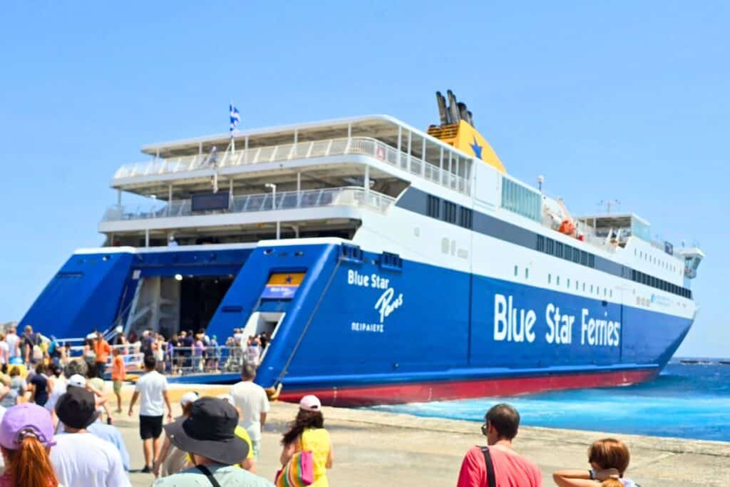 Blue Star Paros Tinos Greece