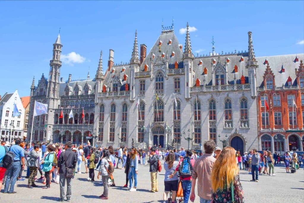 Bruges Belgium Burg Square Provincial Palace