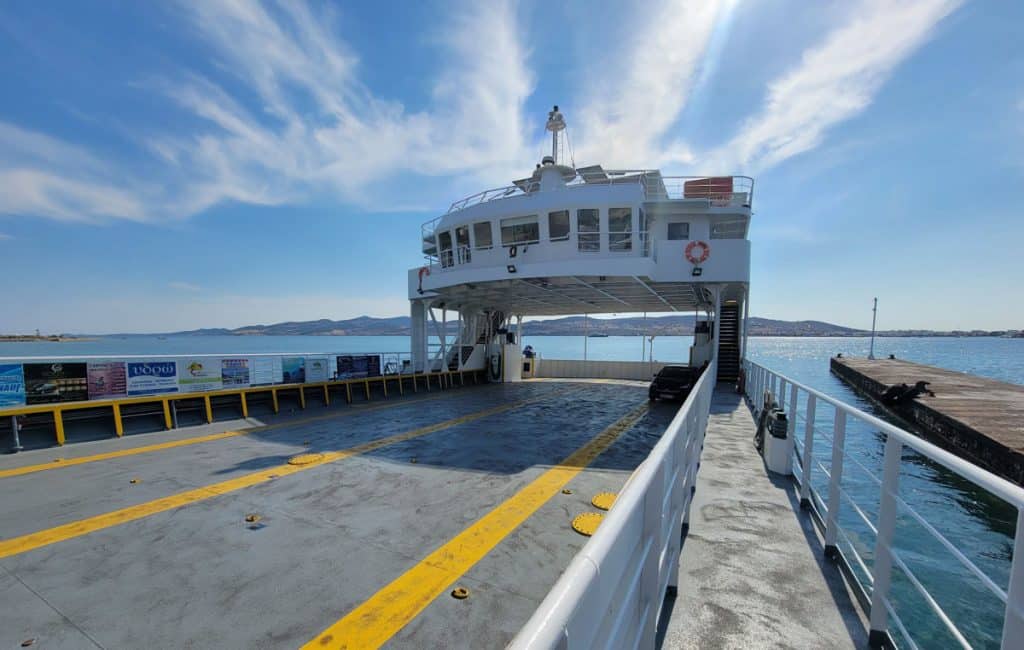 Car Ferry to Antiparos Greece