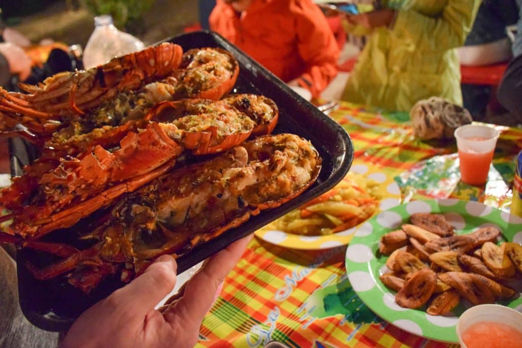 Caribbean Lobster Tobago Cays Grenadines