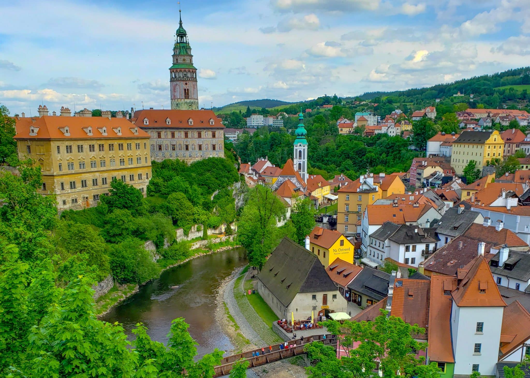 Cesky Krumlov Views Czech Republic