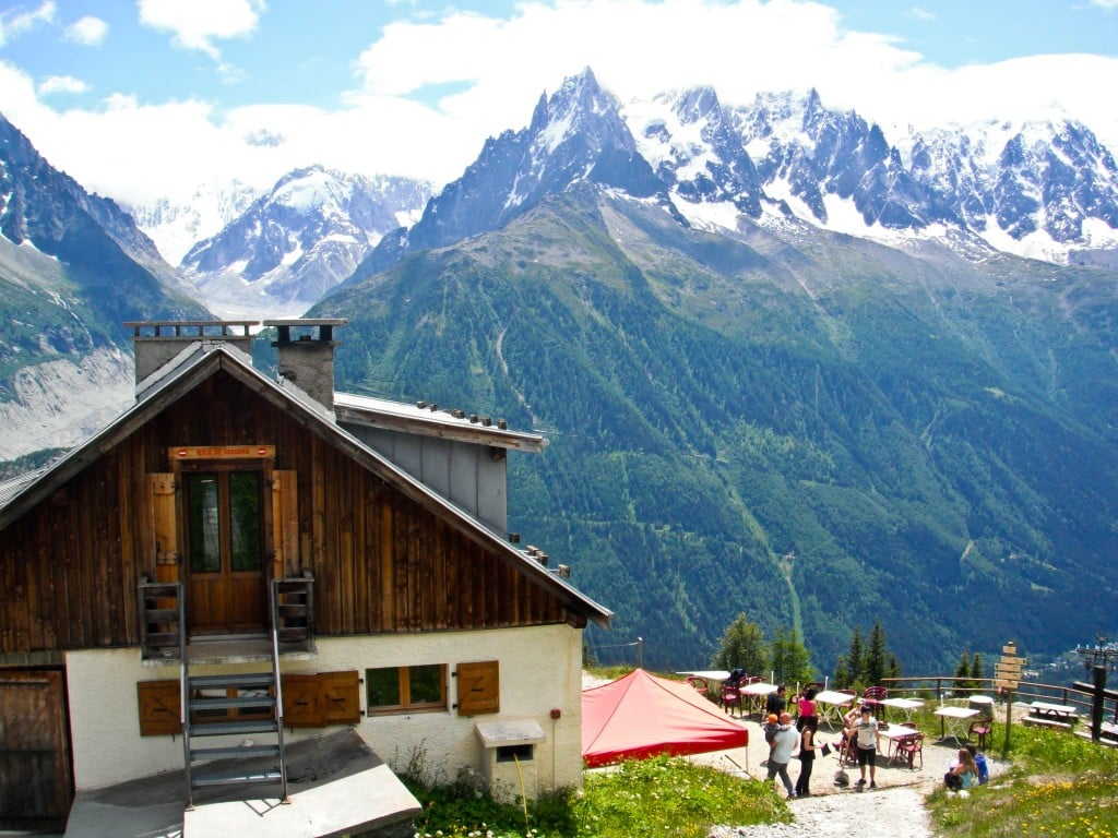 Mont Blanc Marathon finish line Chamonix