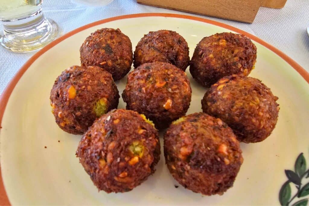 Chickpea Balls Sifnos Greece