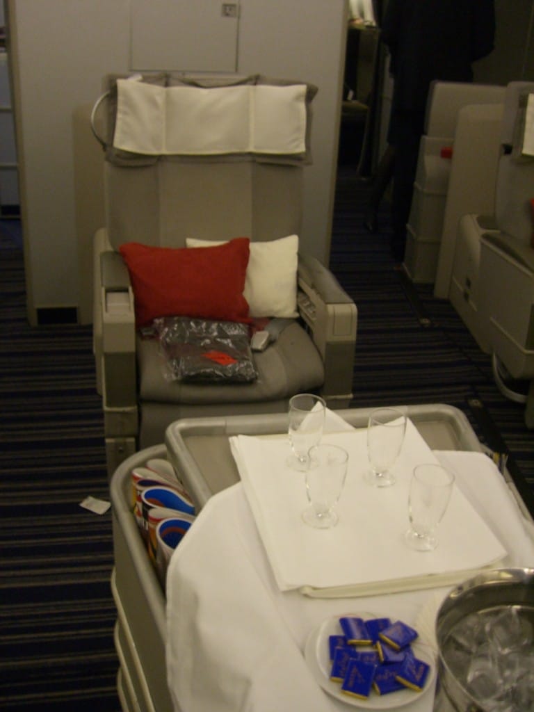 Frequent flier miles Air France First Class