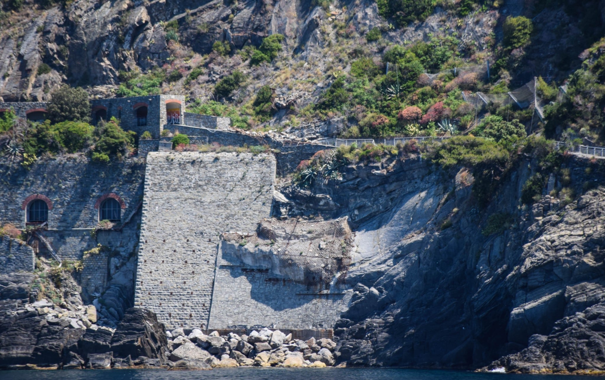 Landslide Cinque Terre Hiking Trail Italy