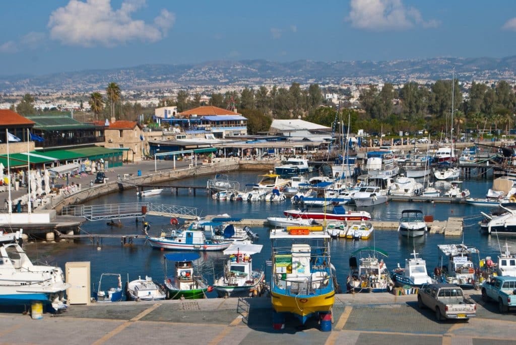 Paphos Harbor Cyprus Greece