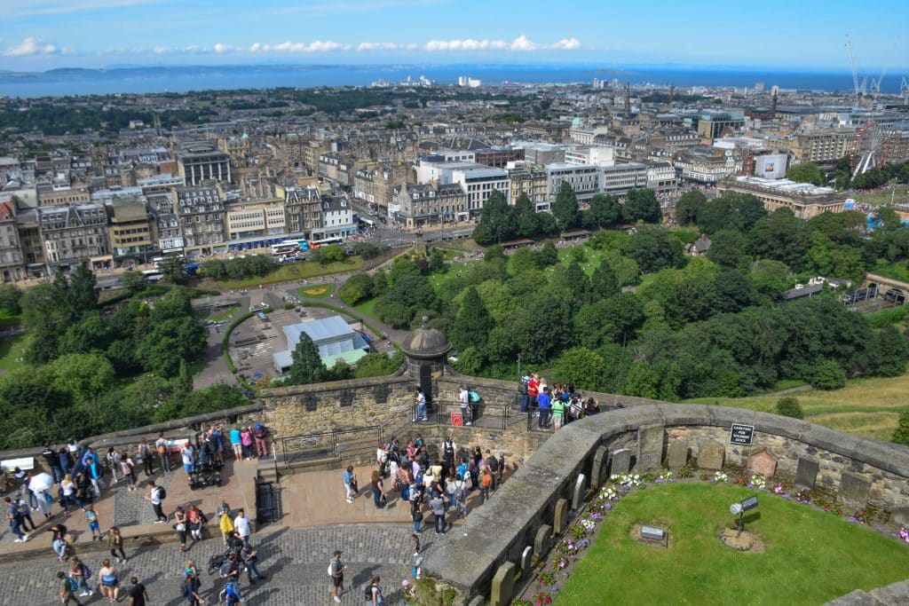 Edinburgh Castle Views Scotland