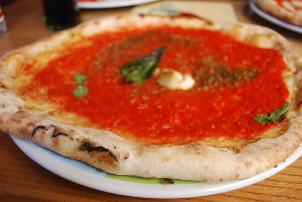 margherita pizza naples italy