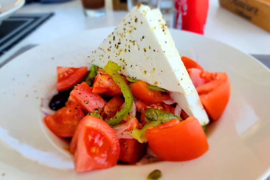 Greek Salad in Greece