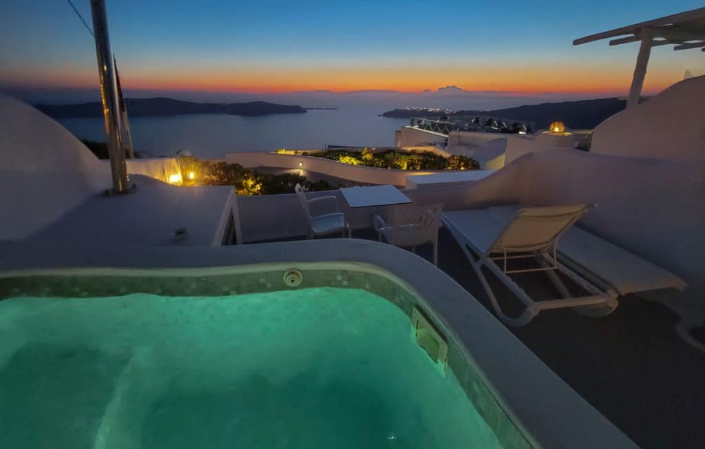 Santorini honeymoon suite Greek Islands