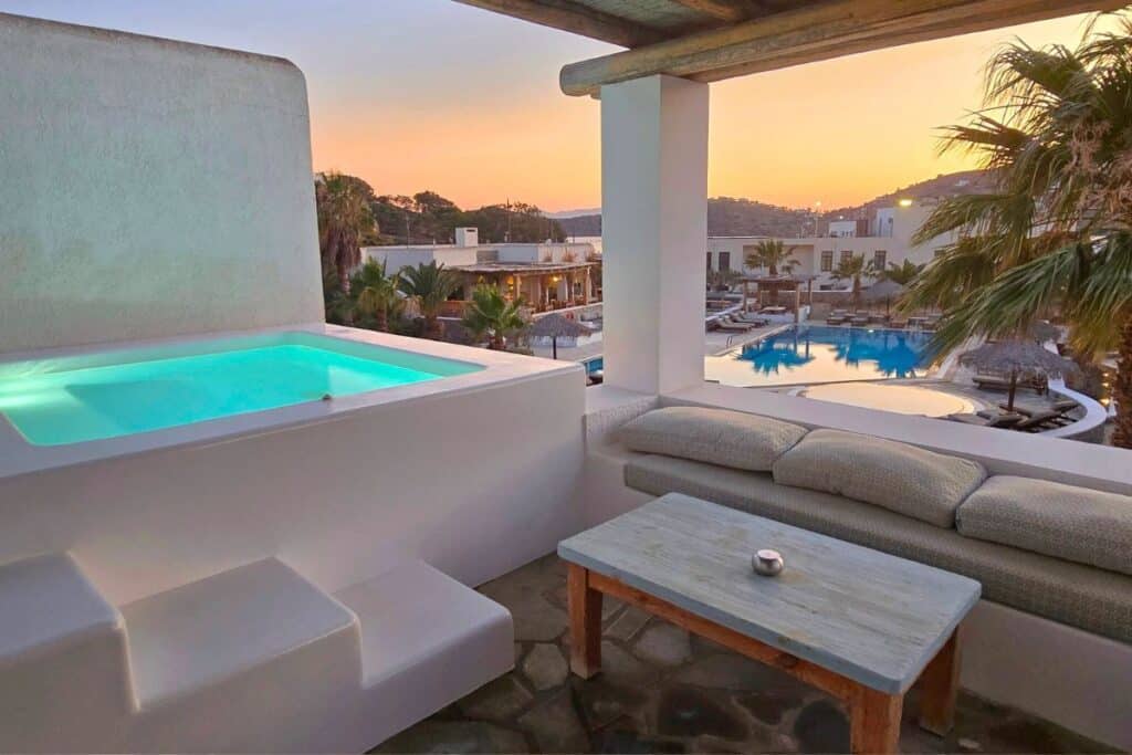 Ios Yialos Hotel Queen Suite with Spa Bath