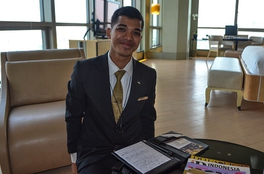 Butler Keraton at the Plaza Jakarta