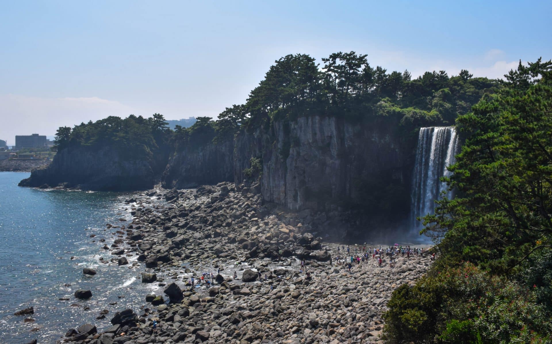 Jeongbang-Waterfall-Jeju-South-Korea