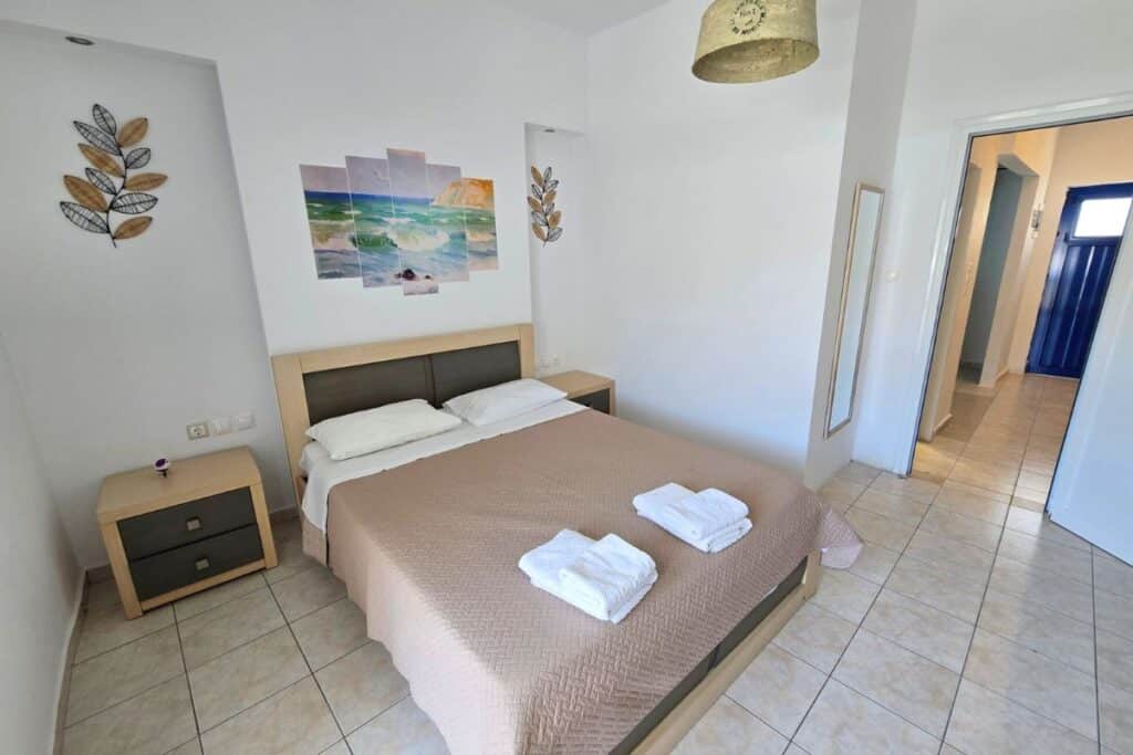 My room at Tzamaros Studios Hotel Kythnos