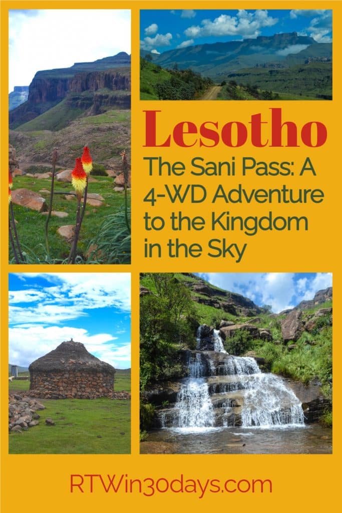 Lesotho South Africa Sani Pass