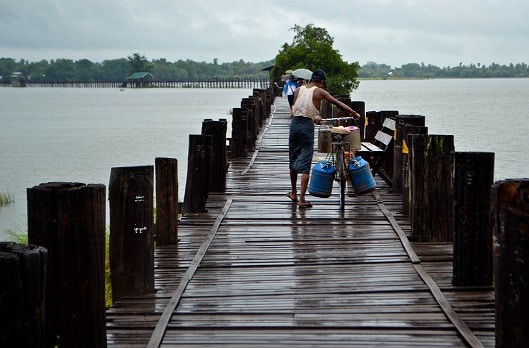 U Bein Bridge Mandalay Myanmar