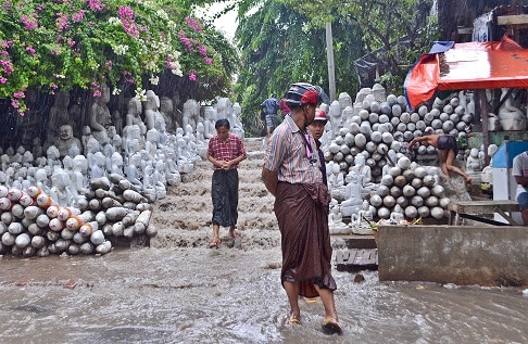 Monsoon Mandalay Myanmar