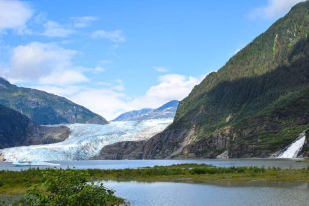 Mendenhall Glacier Juneau Alaska USA
