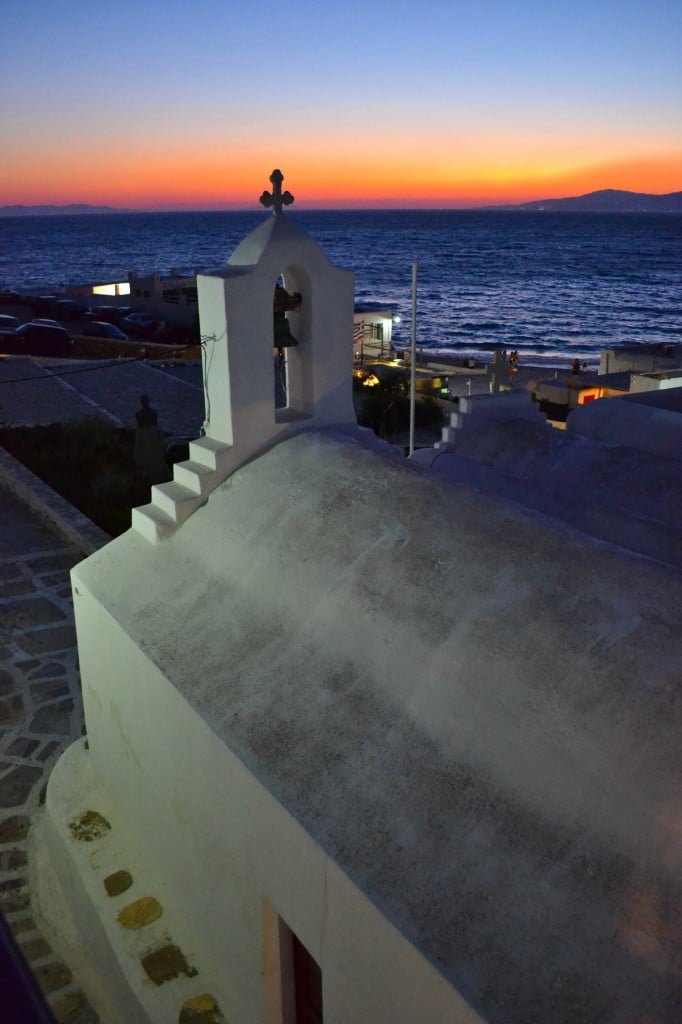 Sunset Mykonos Greece