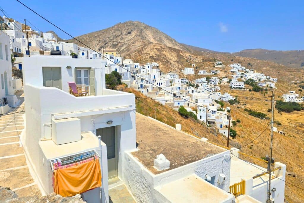 Old Town Chora Serifos Views Greek Islands
