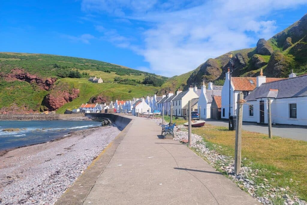 Pennan Street Scottish Highlands