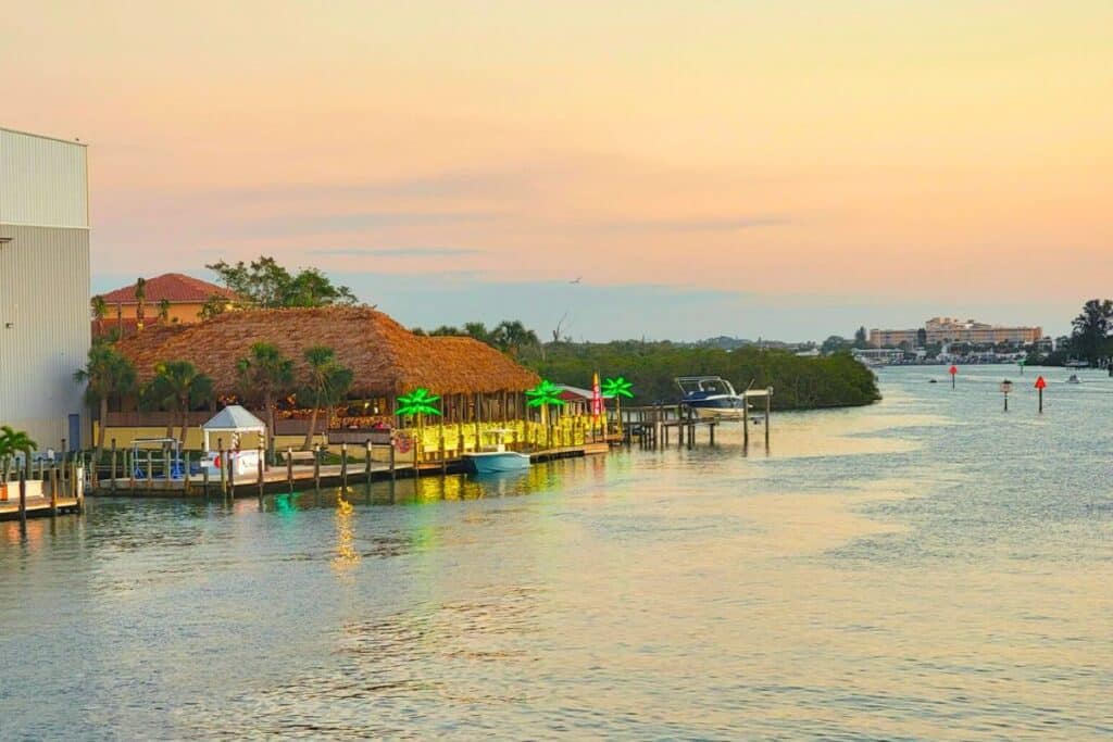 Pops Sunset Grill Intracoastal Waterway Nokomis Florida