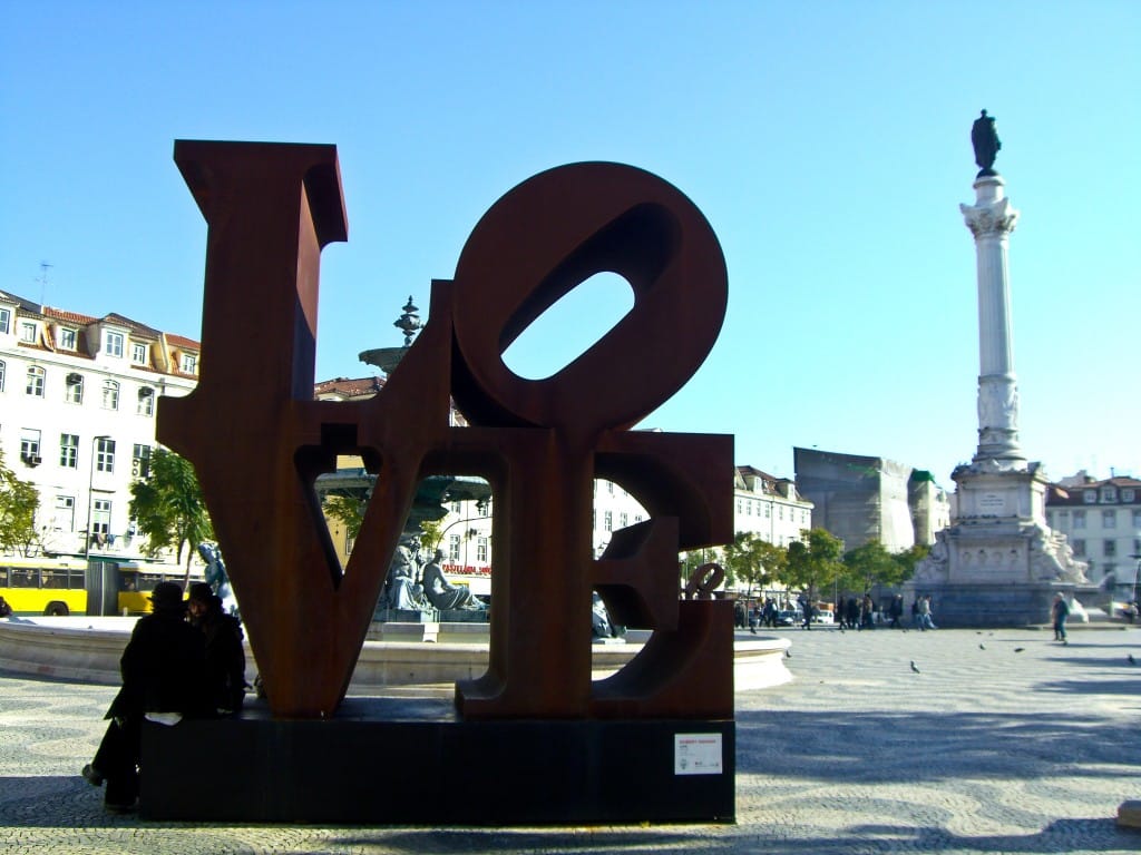 Rossio Square Lisbon Portugal