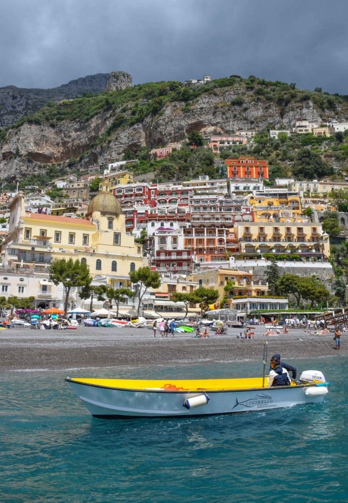 Positano Boat Amalfi Coast Italy