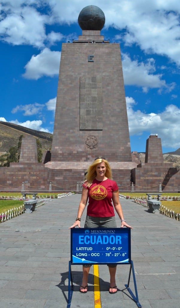 The Equator Mitad del Mundo Ecuador