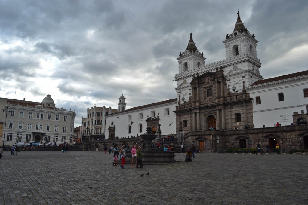 San Francisco Plaza Quito Ecuador