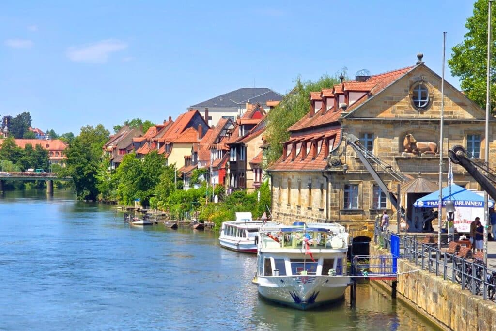 Regnitz River Bamberg Germany