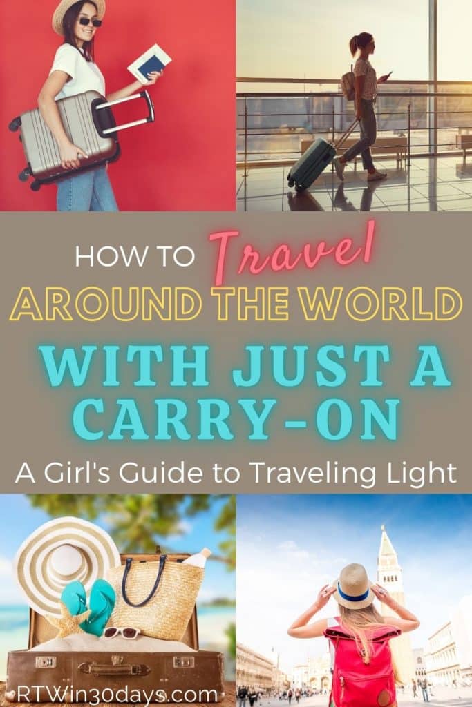Carry On Essentials Round the World Trip