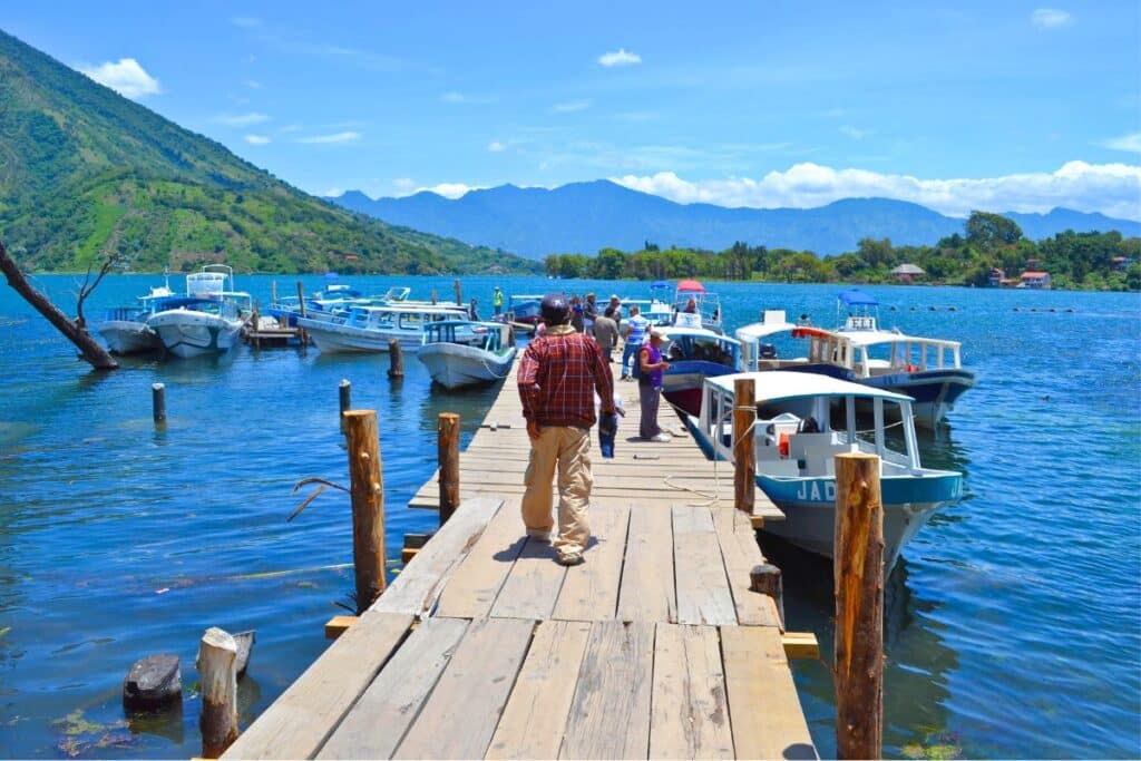 Santiago Dock Lake Atitlan Guatemala