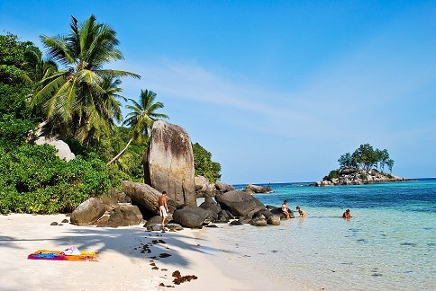 Beau Vallon Beach Mahe Seychelles