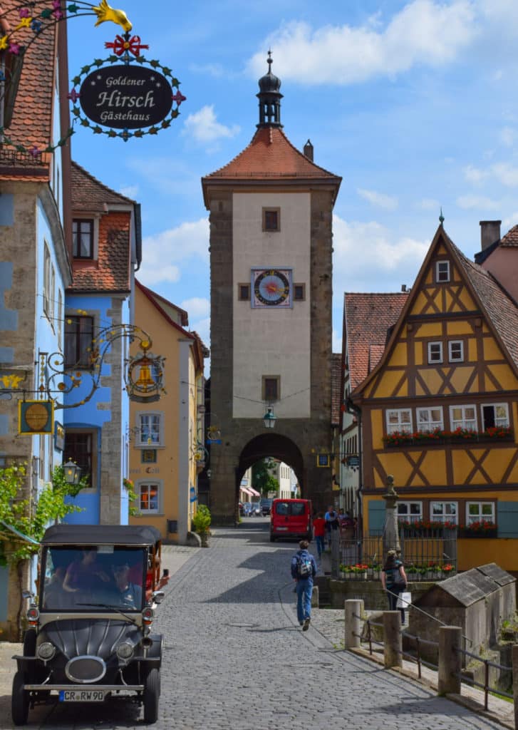 Rothenburg ob der Tauber Plönlein Siebers Tower