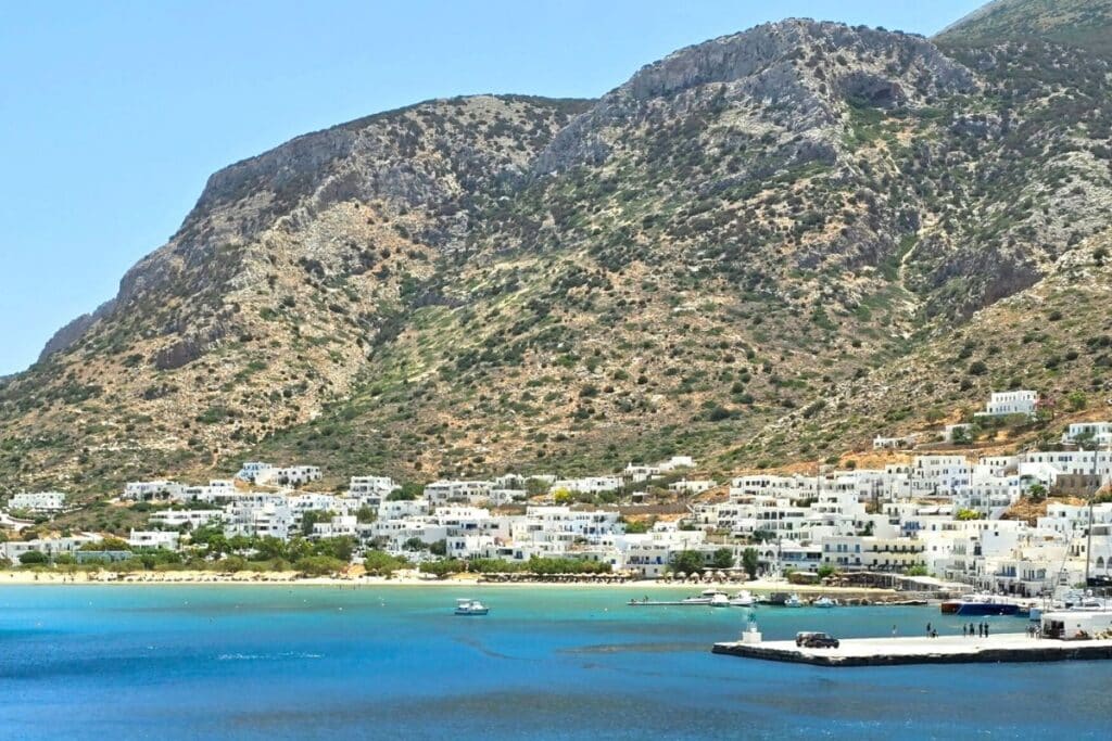 Sifnos Greece Port Arrival in Kamares
