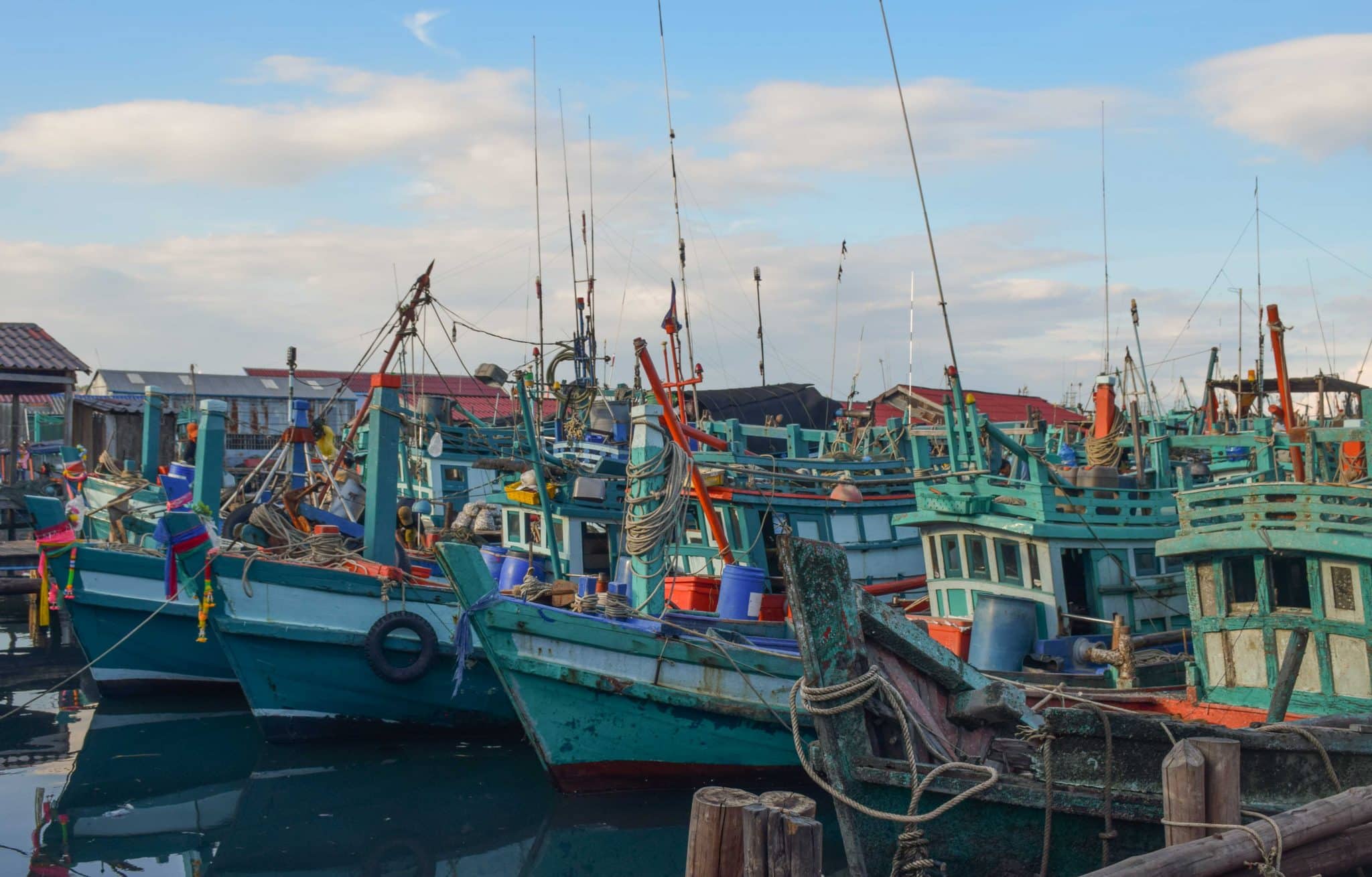 Sihanoukville Cambodia Fishing VIllage