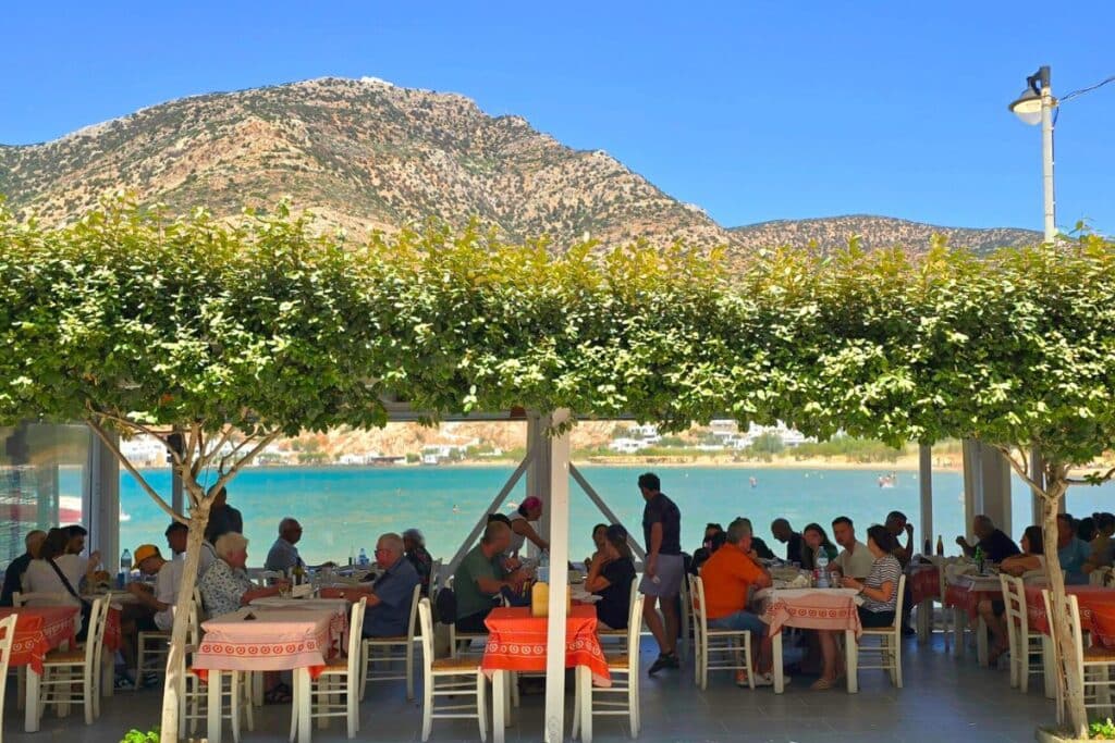 Simos Restaurant Sifnos Greee Kamares