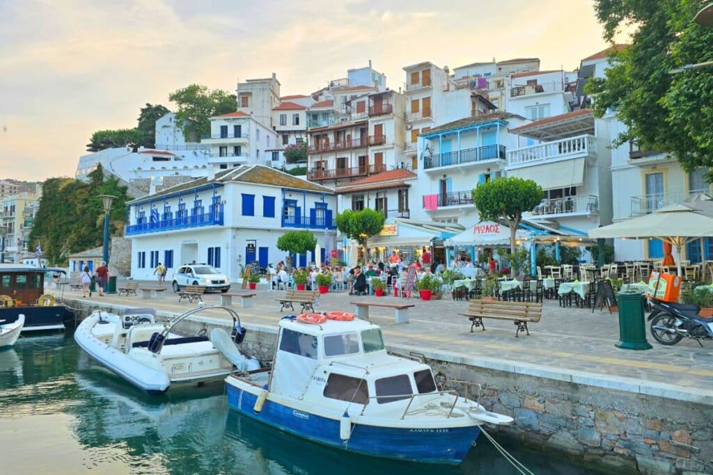 Evening in Skopelos Town