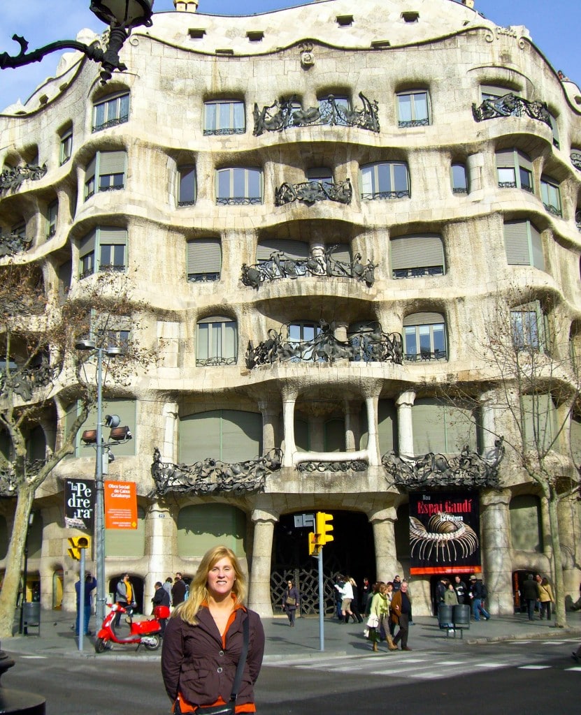 Gaudi La Pedrera Casa Mila Barcelona Spain