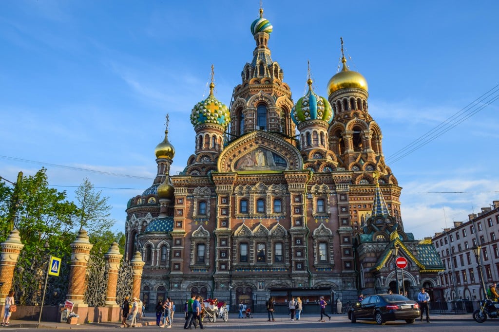 Church of Our Savior on Spilled Blood St Petersburg Russia