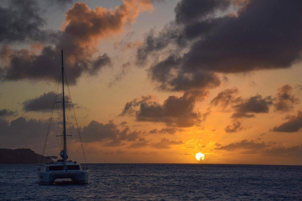 Sailing Lessons Caribbean Sunset